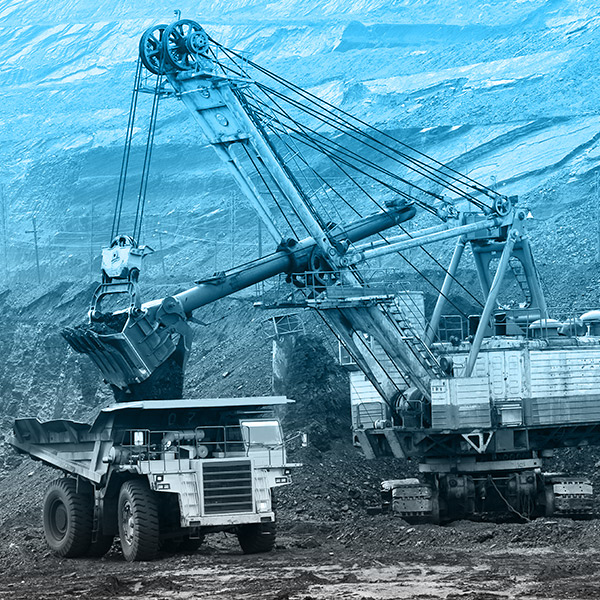 Mining equipment.
