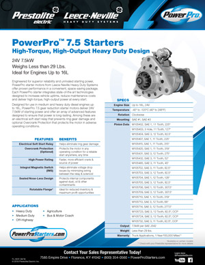 PowerPro 7.5 24V Starter Flyer